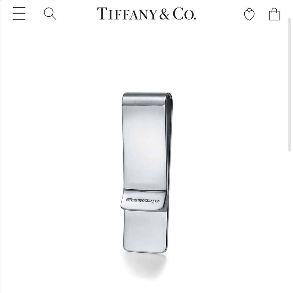 Tiffany &co sterling's silver money clip